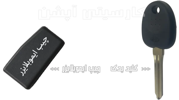 کلید و چیپ ایموبلایزر هیوندای سوناتا