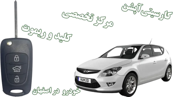 کارسیتی‌آپشن مرکز تخصصی ساخت و تعریف کلید یدک و ریموت هیوندای i30 (آی 30) در استان اصفهان