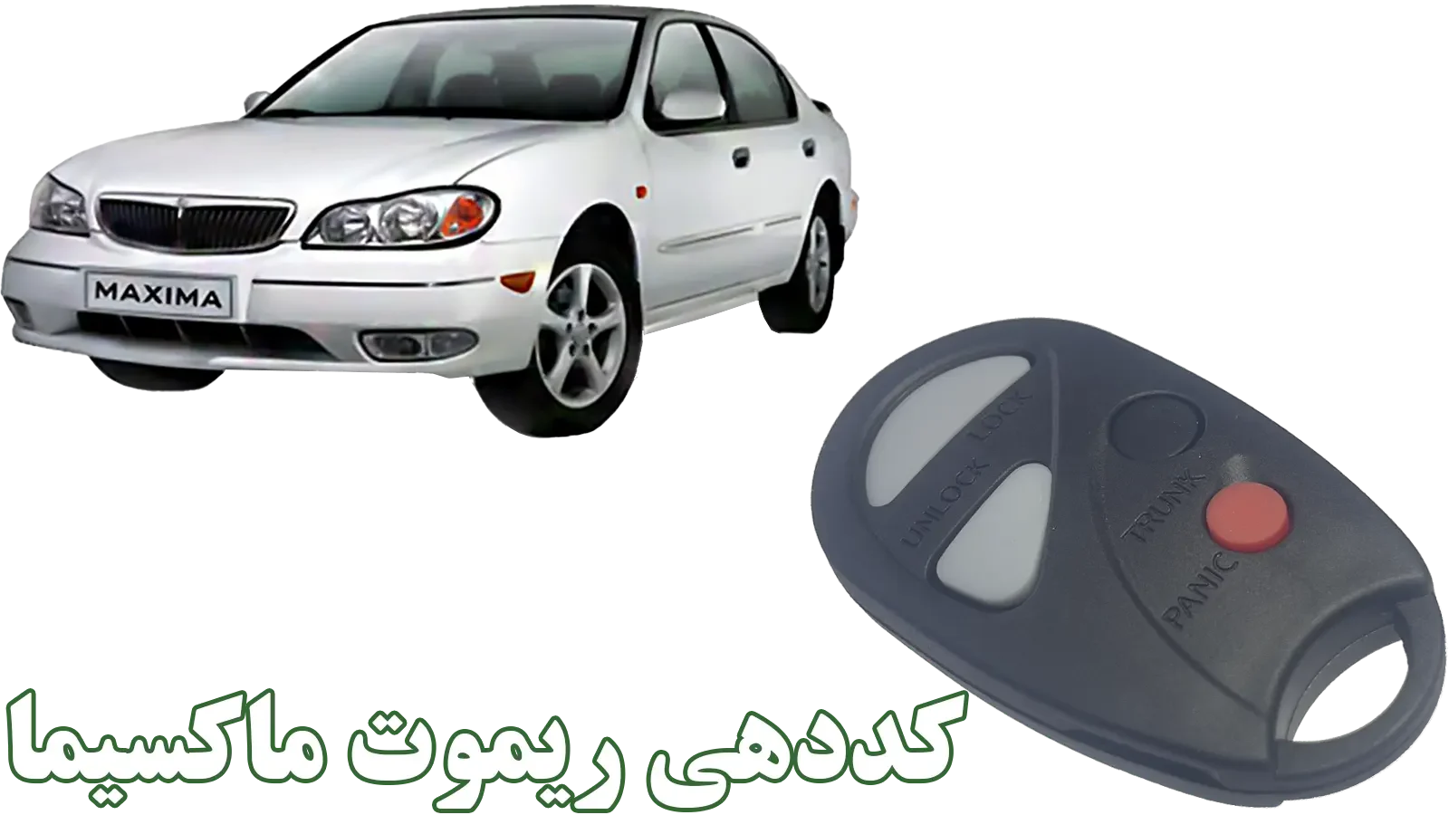 تصویر ریموت ماکسیما و خودرو ماکسیما (آموزشی)