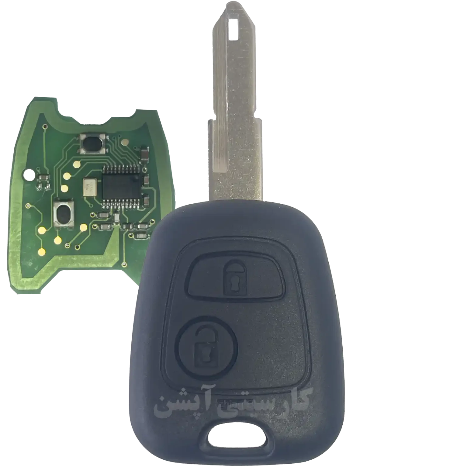 ریموت فابریک پژو 206 مولتی پلکس فرانسه با چیپ ایموبلایزر
